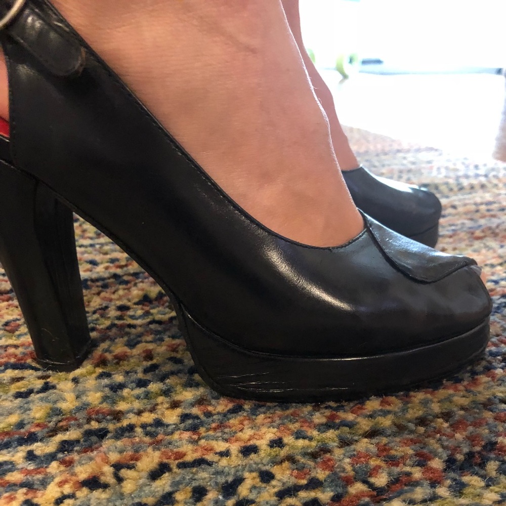 Remix Black Heels